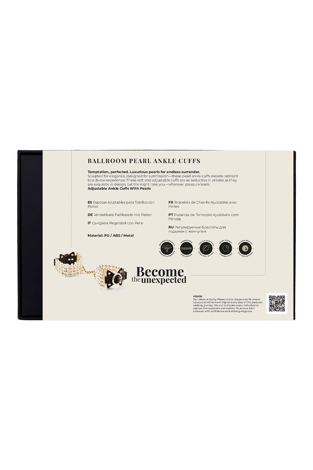 Ballroom Pearl.Enkel Cuffs