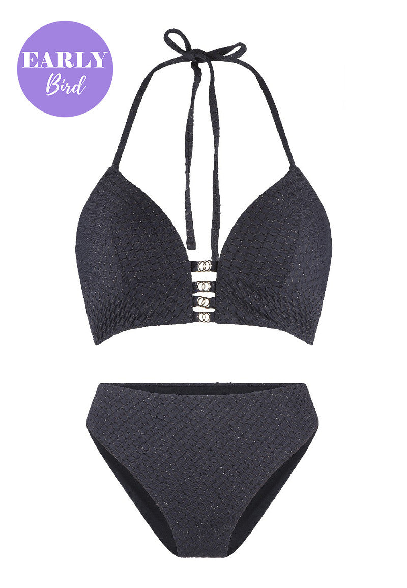 LingaDore - Black - Fuchsia - Bikini Set