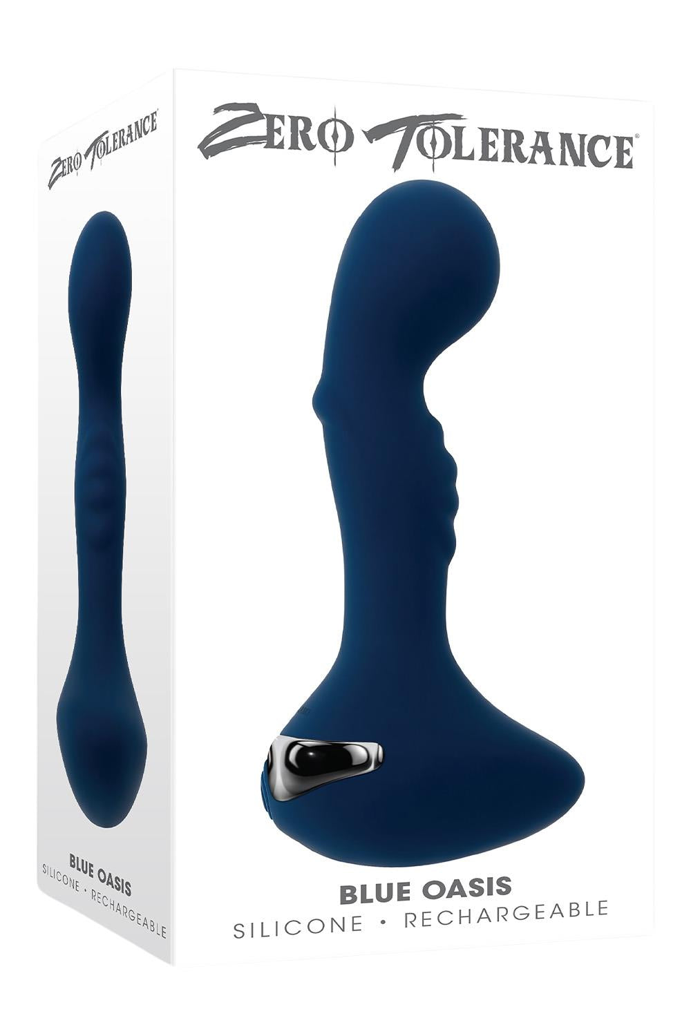 Zero Tolerance Blue Oasis Vibrerende Siliconen Plug – Gerichte Stimulatie met Ergonomisch Comfort