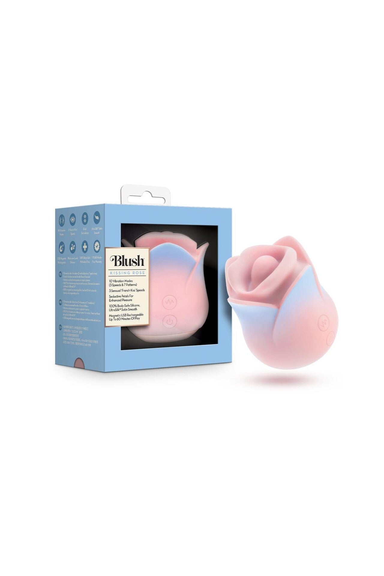 Blush Collection – Kissing Rose Pink Vibrator