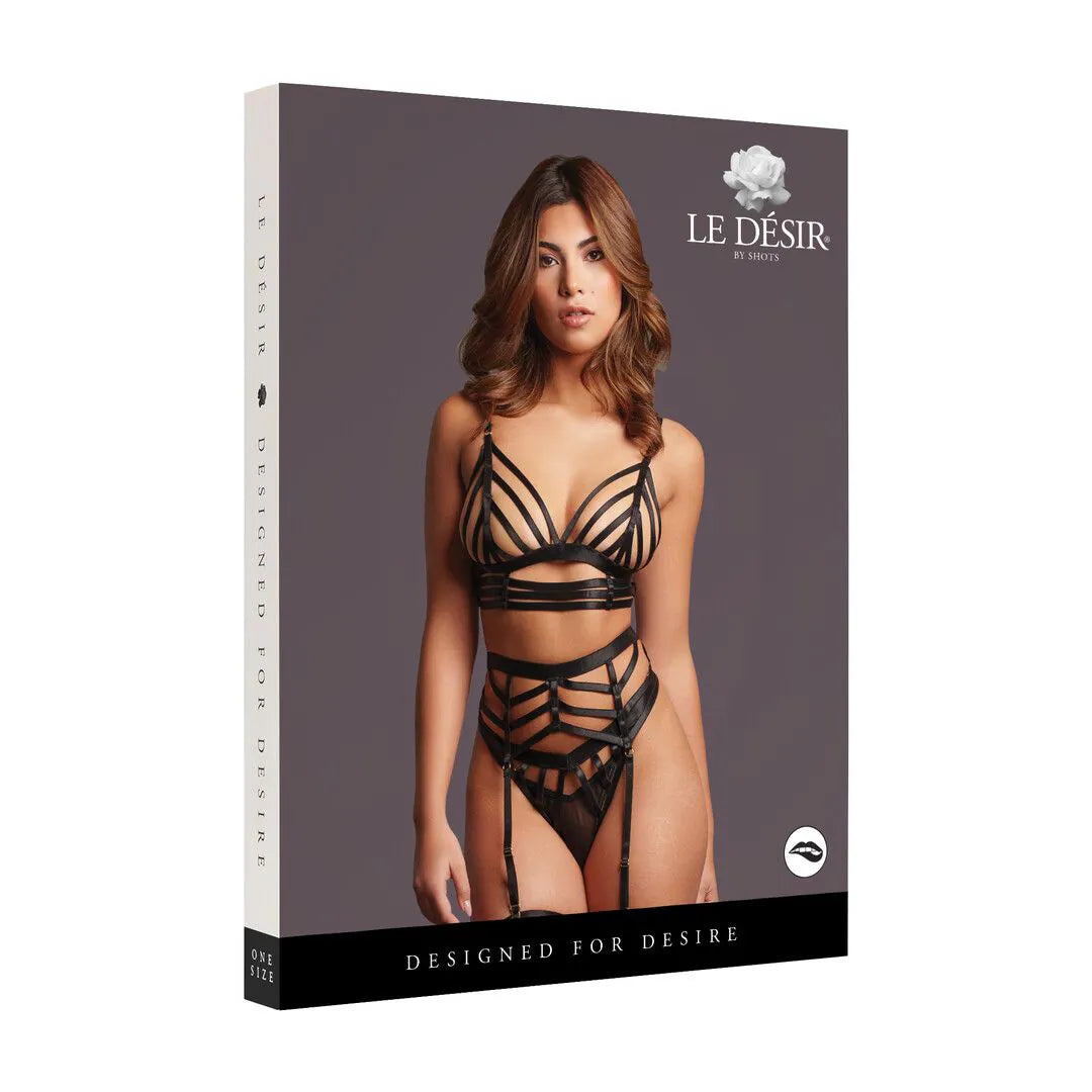 Lola Strappy Set – Sexy 2-Piece Lingerie Set One Size & Queen Size