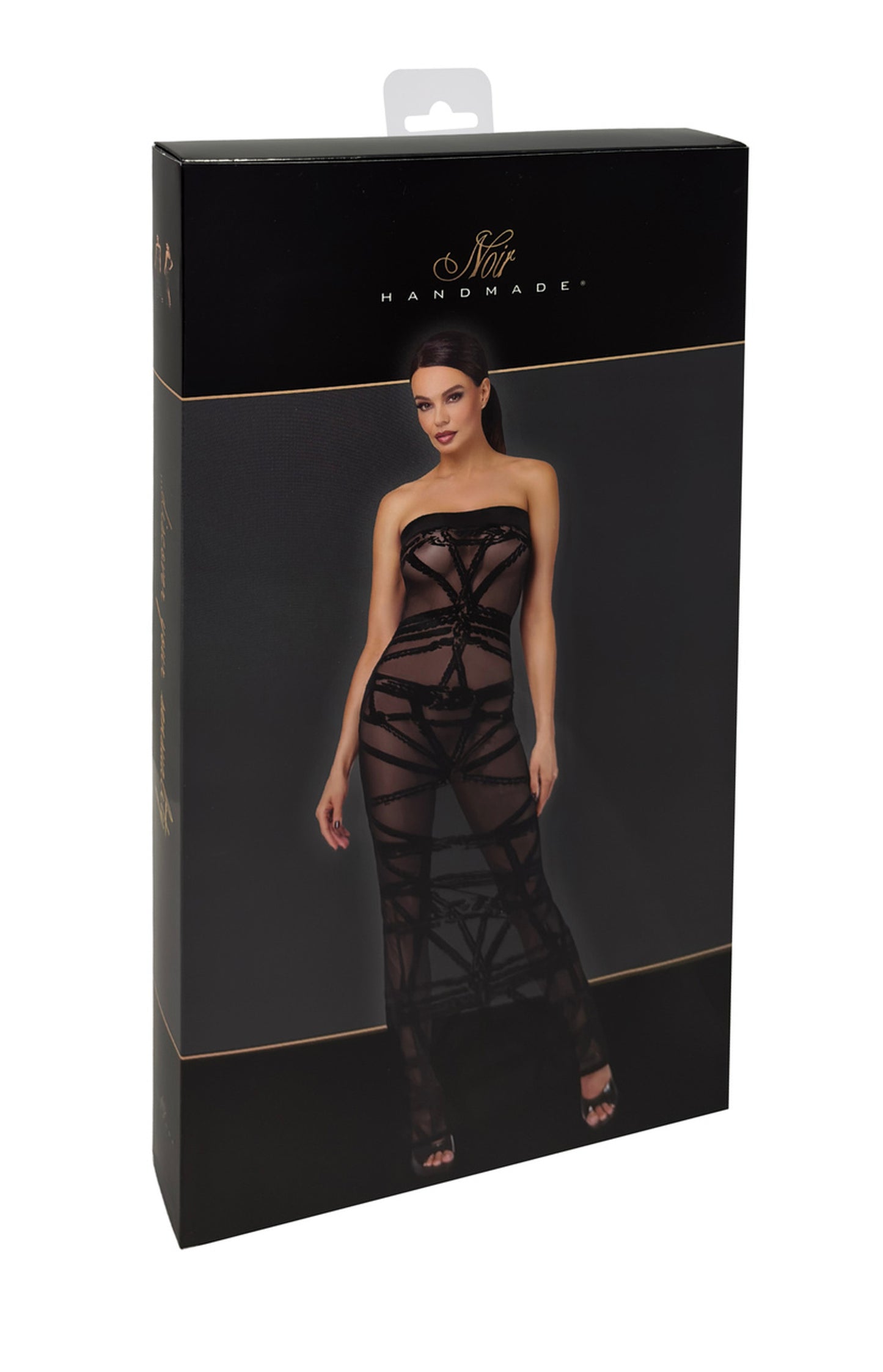 Bondesque Lange Jurk – Sensuele Bondage Elegantie