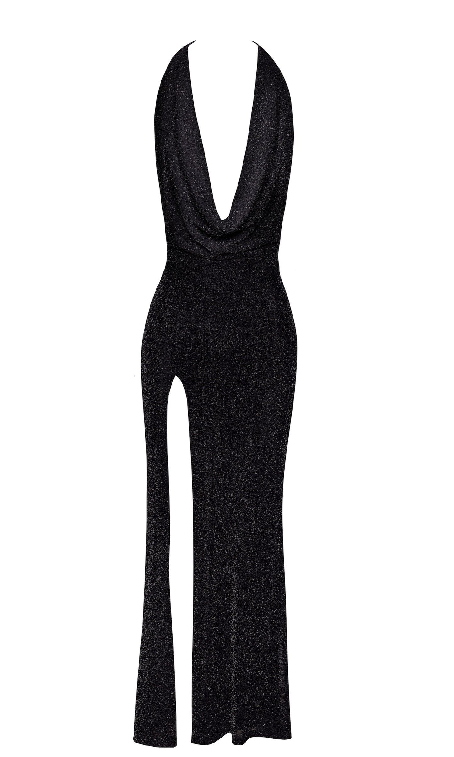 Onyx Long Dress, Sensueel en stralend elegant