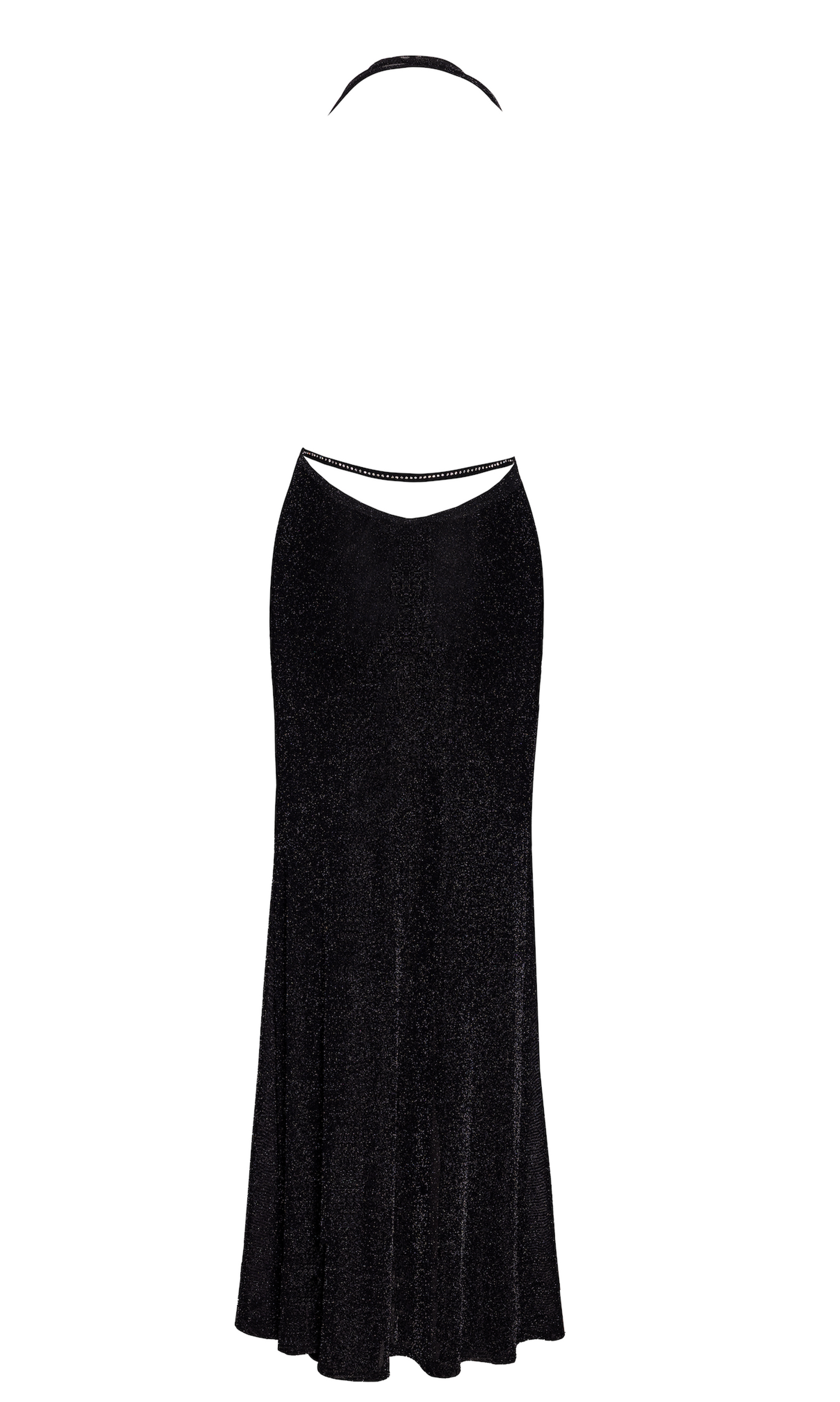 Onyx Long Dress, Sensueel en stralend elegant