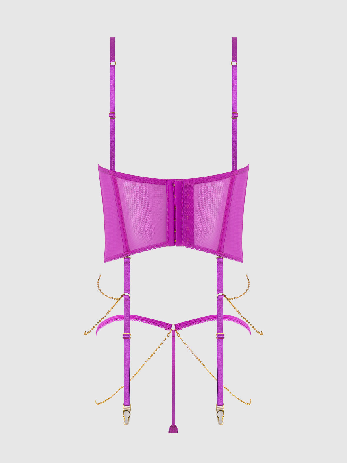 Reanna - Lace & Chain - Corset Set, inclusief Plus Size