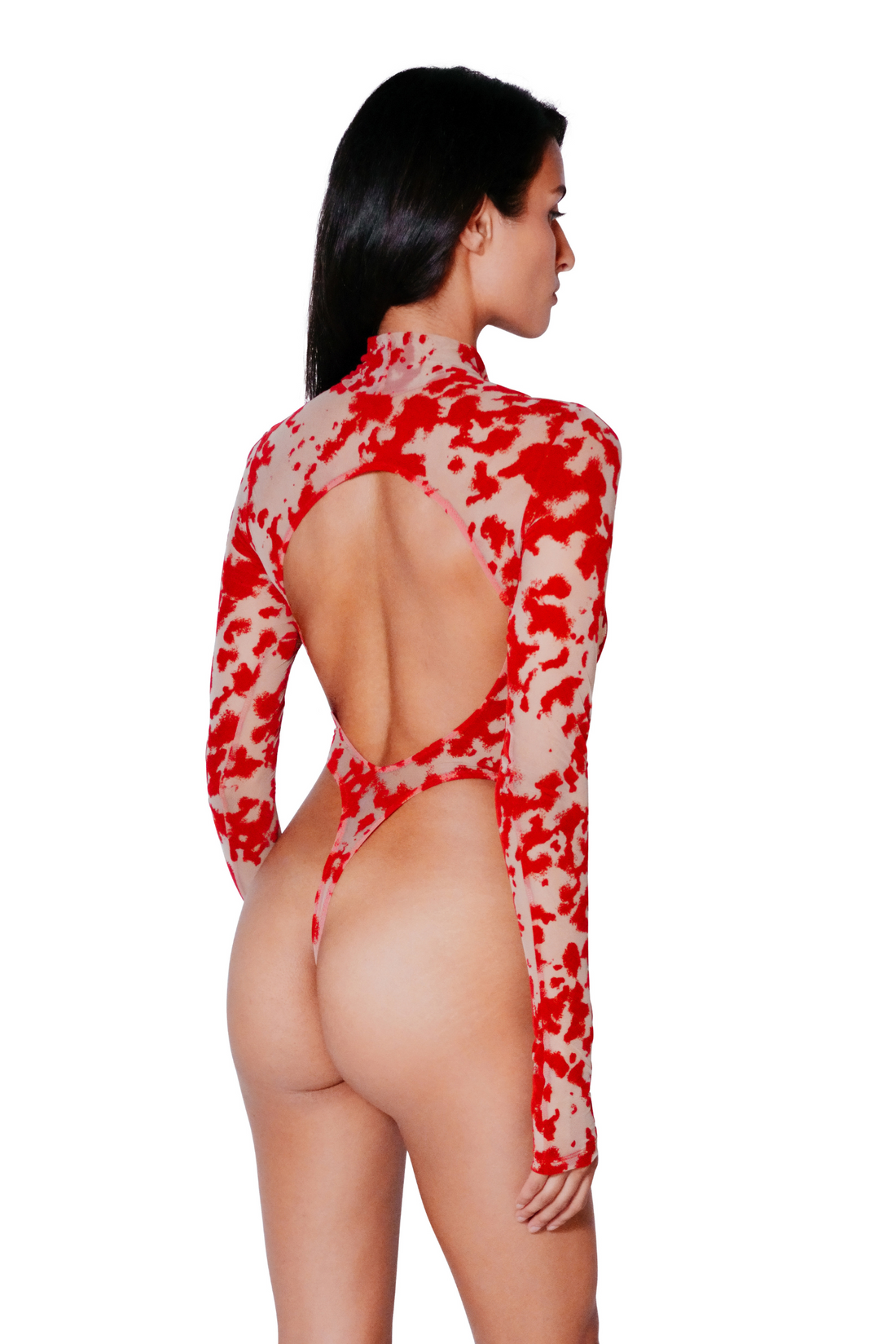 Harlow Bodysuit Nude met Lange Mouwen
