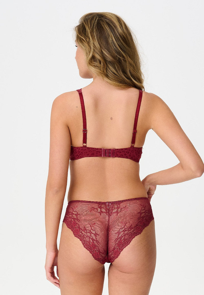Daily T-shirt BH Ruby Wine Jaquard
