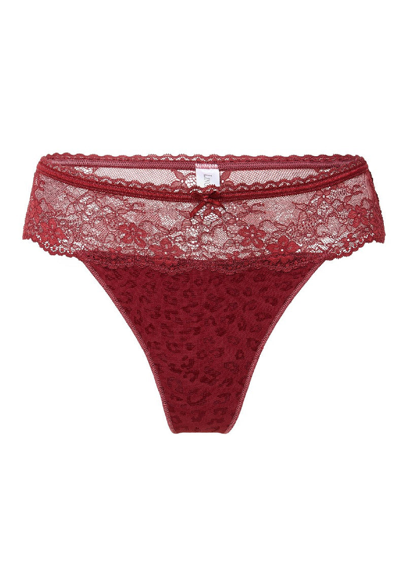 Daily, String met Kant en Strikdetail, meerdere kleuren