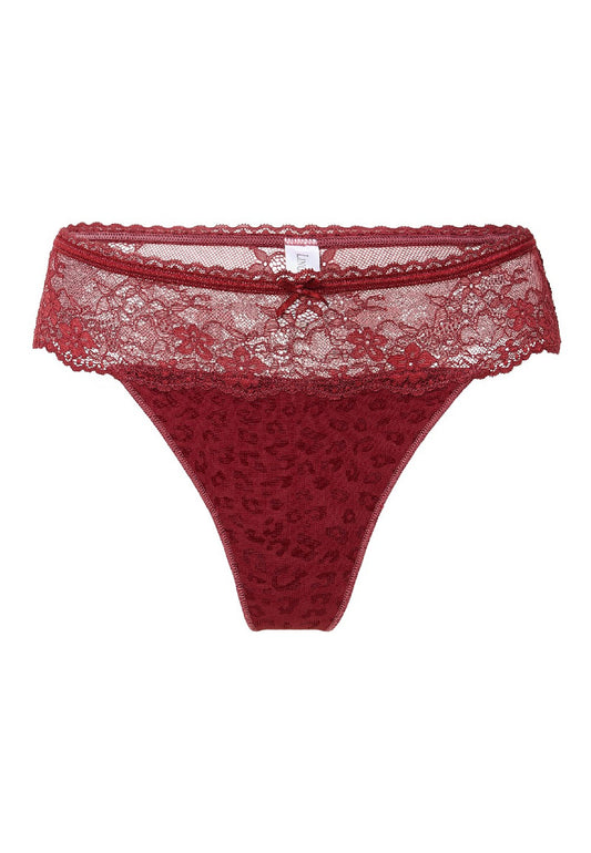 Daily, String met Kant en Strikdetail, meerdere kleuren