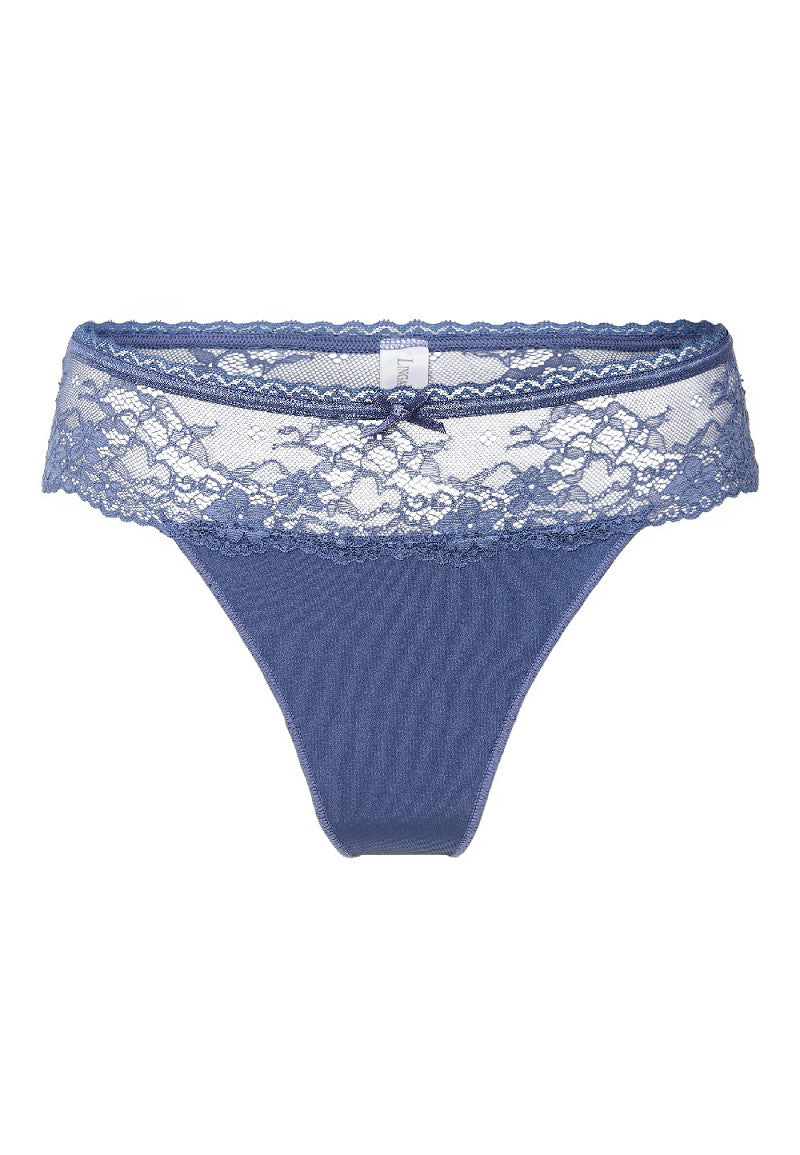 Daily, String met Kant en Strikdetail, meerdere kleuren