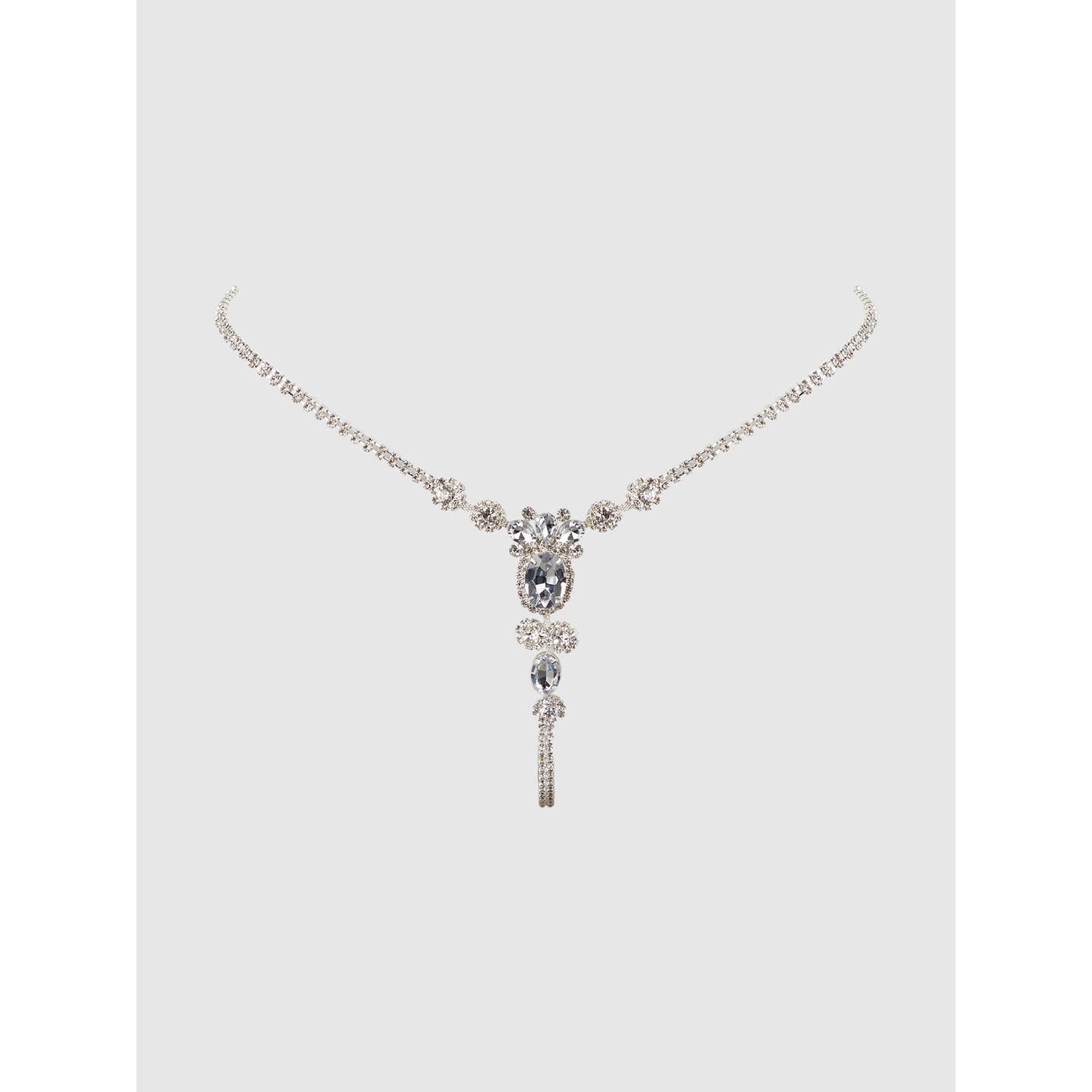 Rhinestone G-String Chain, Sexy Strass String met Verstelbare Ketting