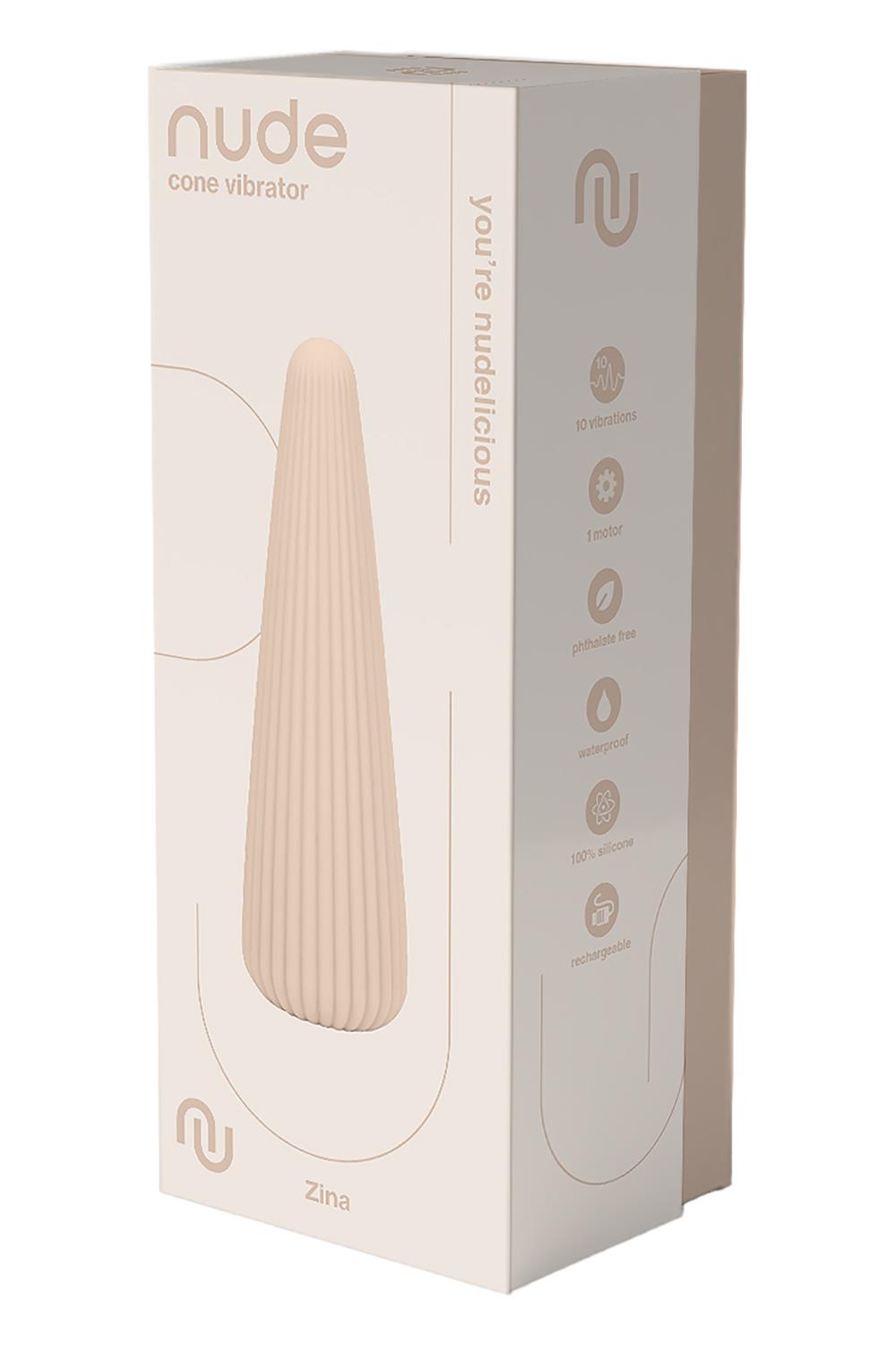 Nude - Zina - Cone Vibrator