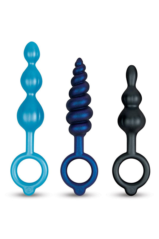 B-Vibe -Beaded - 3-delige Plug Set