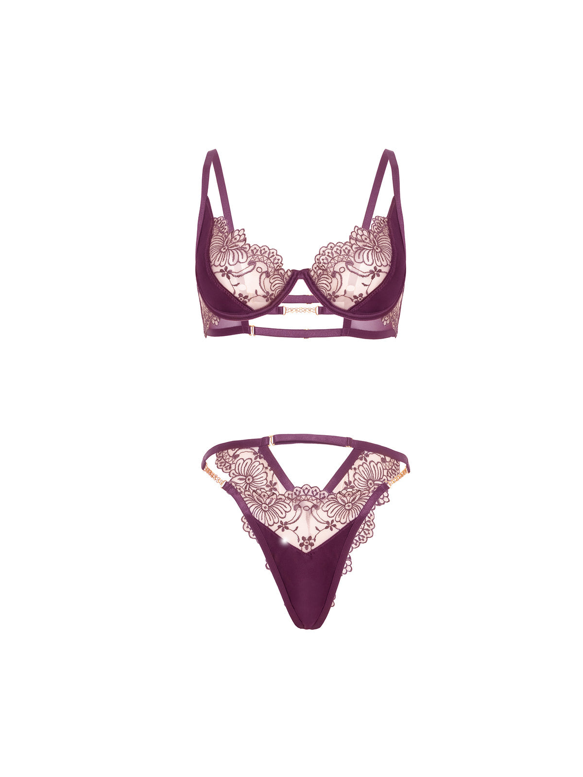 Loretta Lingerieset Potent Purple