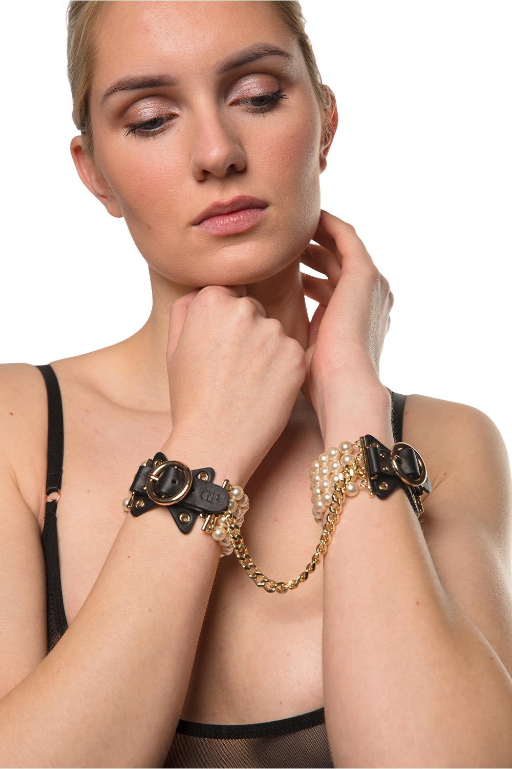 Ballroom Pearl Hand Cuffs