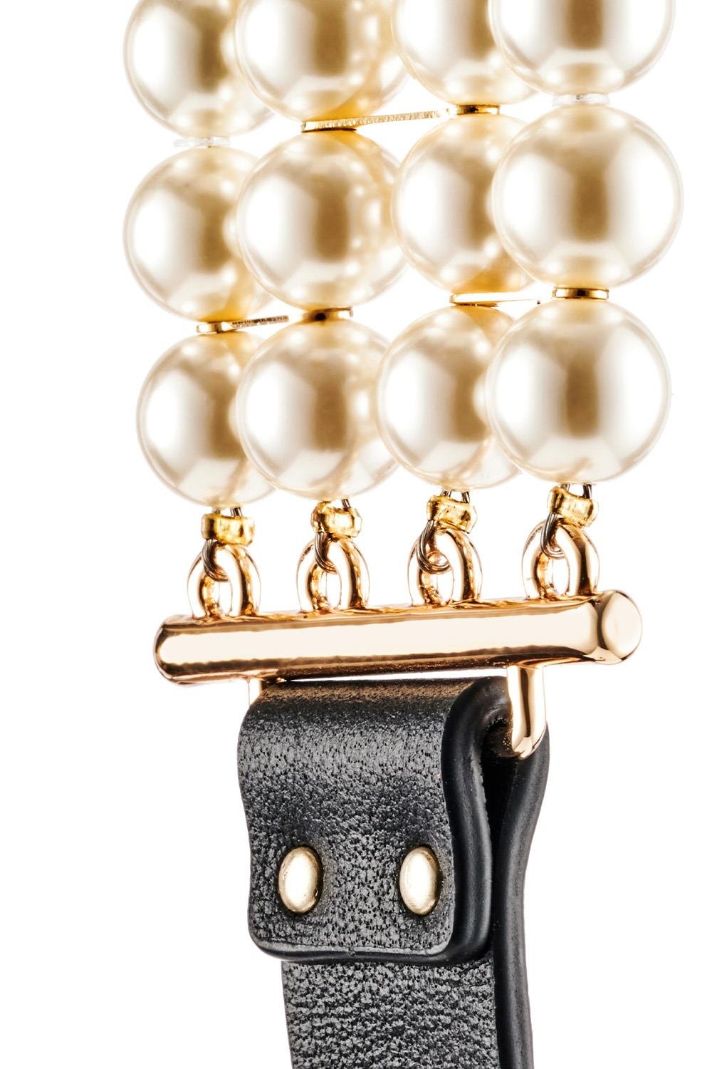 Luminious Pearl Leash And Collar