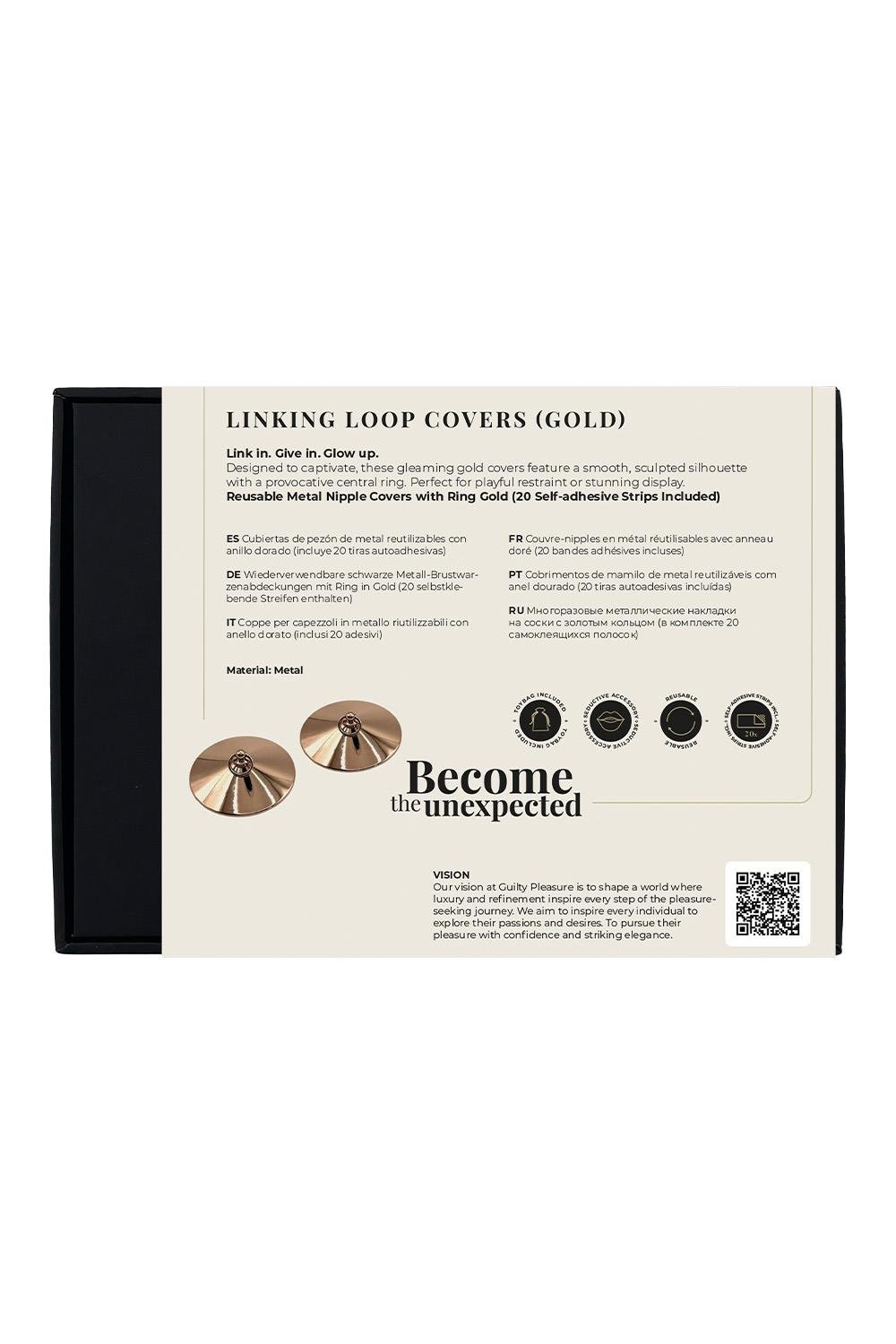 Linking Loop Covers – Gold/Black