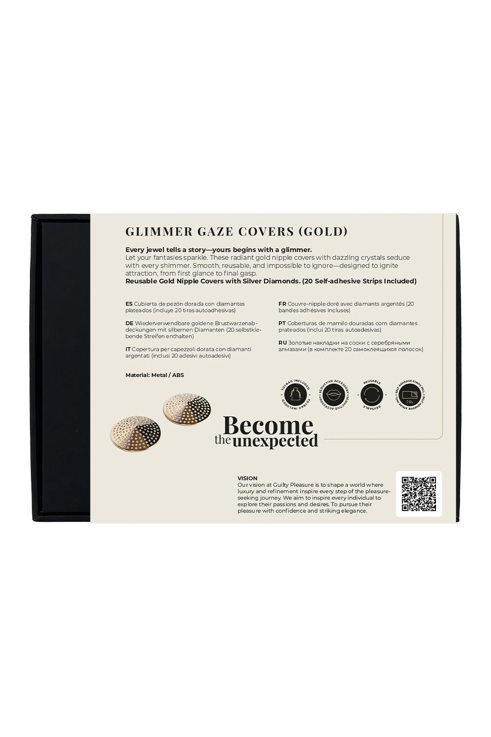 Glimmer Gaze Covers Gold/Black