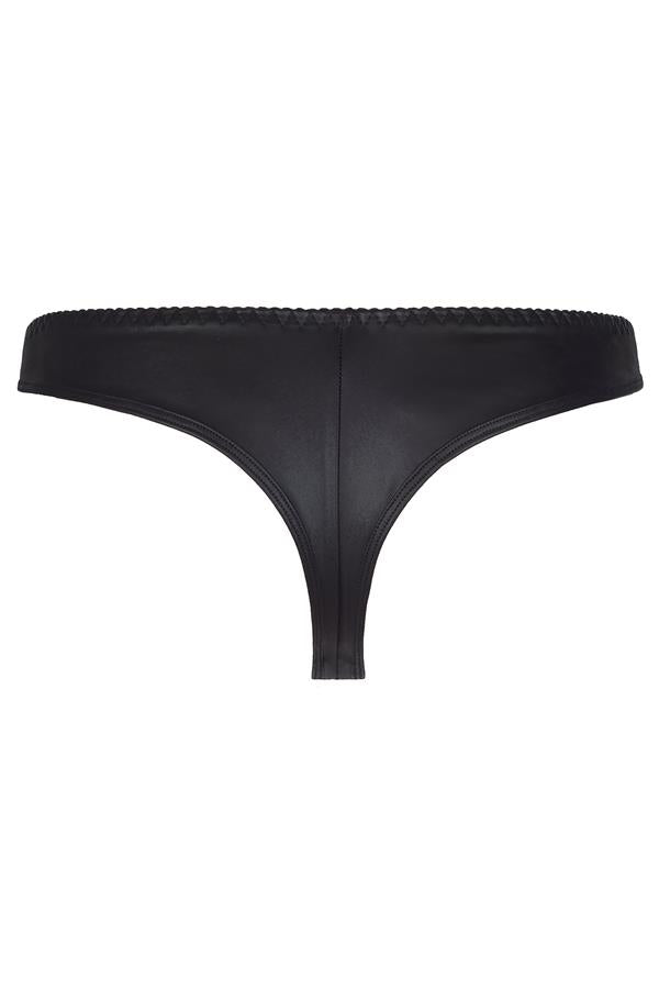 Juicy Bloom Brazilian String met Latex Look