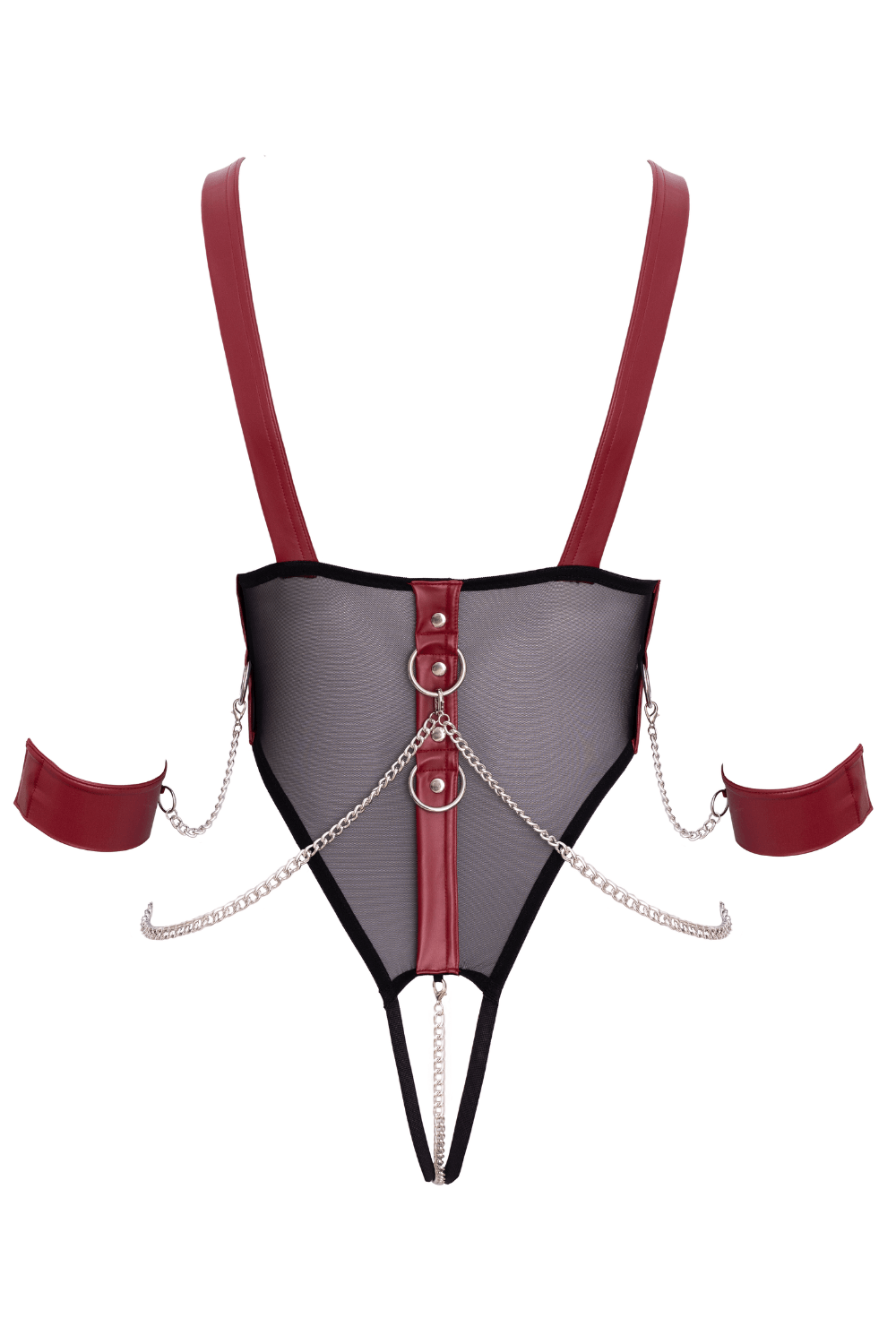 Bondage Bodysuit met Kettingen & Accessoires