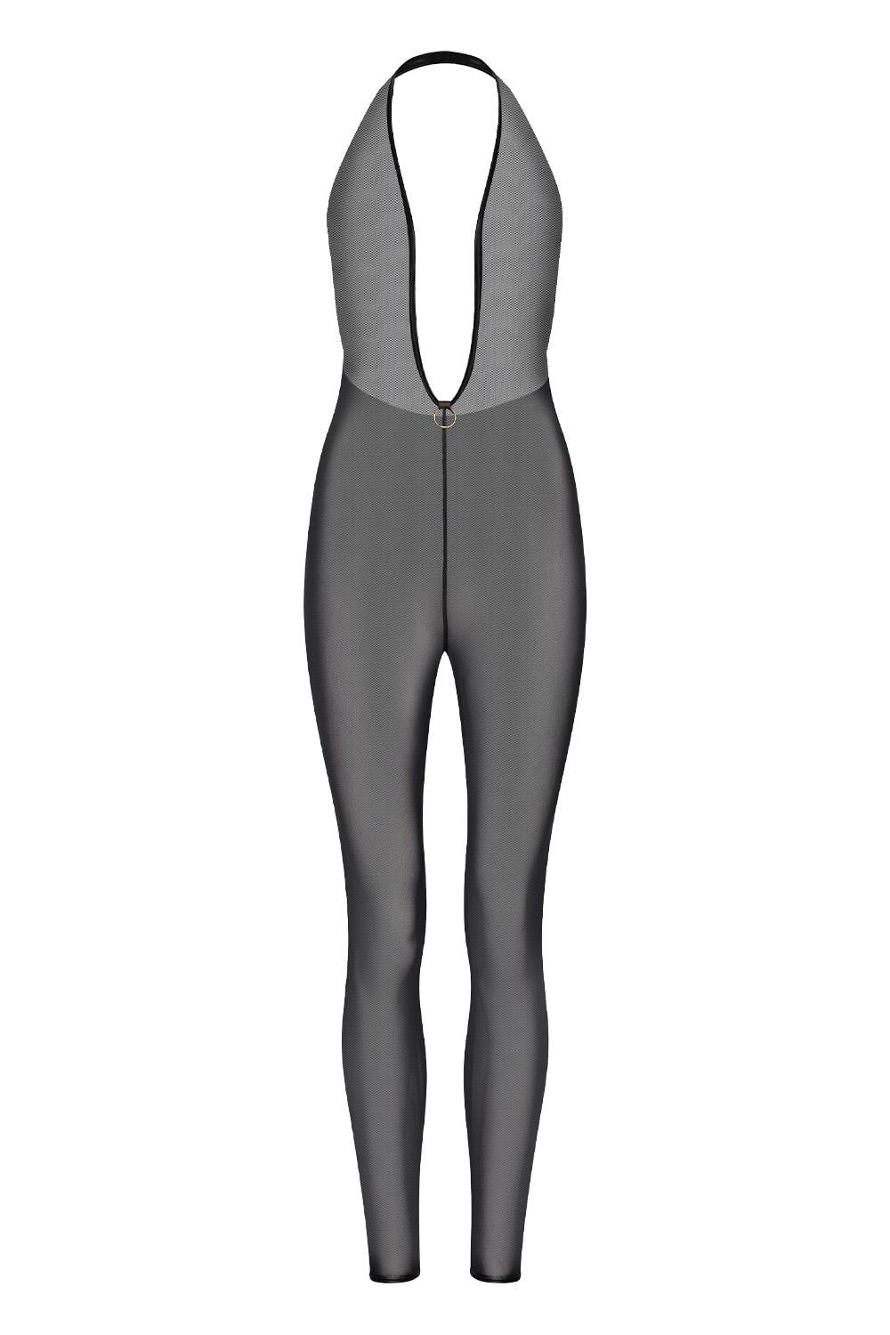 Lucent Mesh Catsuit – Gestroomlijnde Elegantie van Top tot Teen