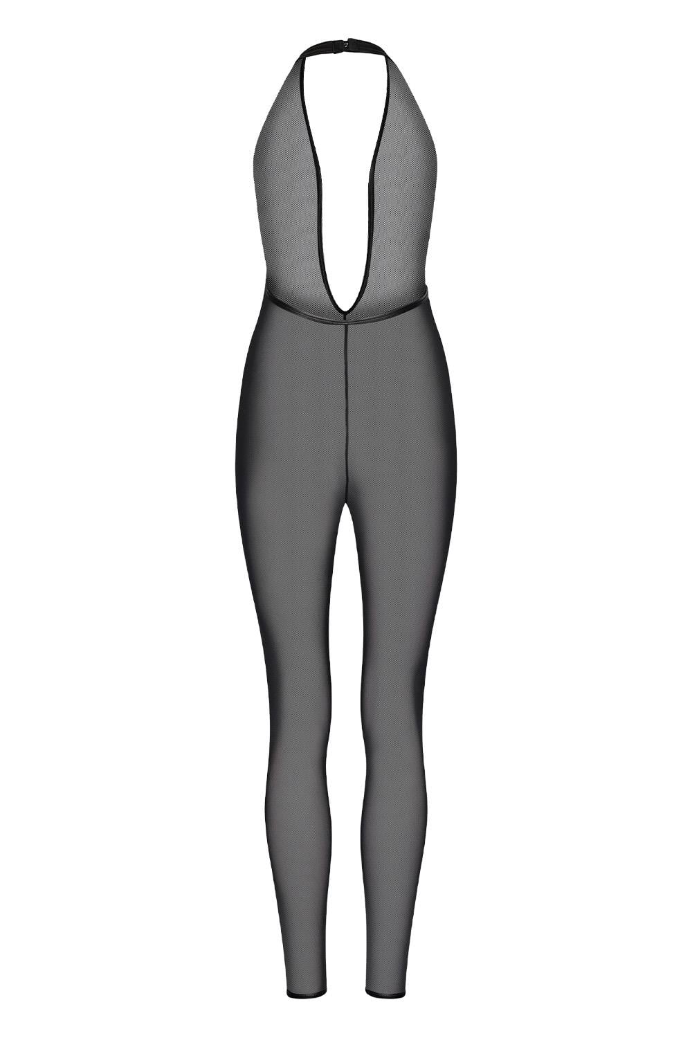 Lucent Mesh Catsuit – Gestroomlijnde Elegantie van Top tot Teen