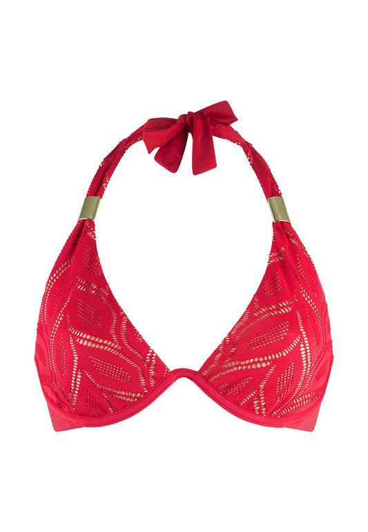 LingaDore - Red Lace  - Bikini Top
