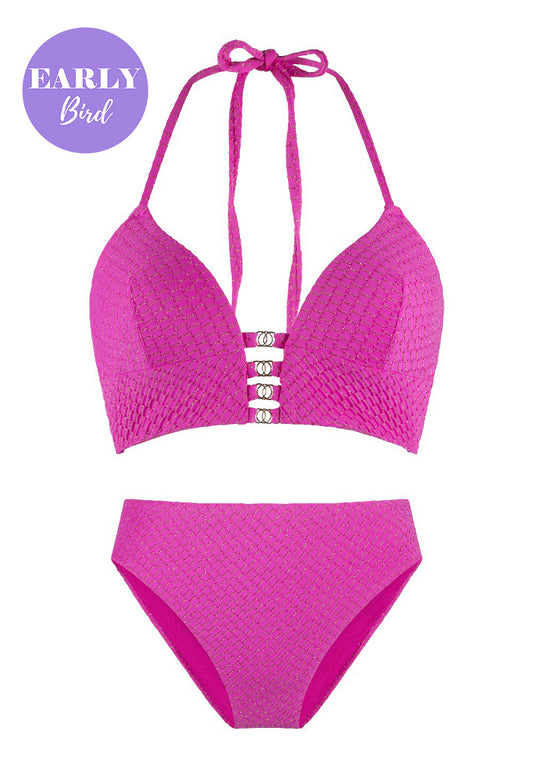 LingaDore - Black - Fuchsia - Bikini Set