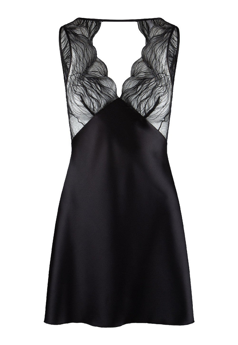 Golden Glamour Satijnen Chemise,  Lingerie met een Chique Glans, Inclusief Plus Size