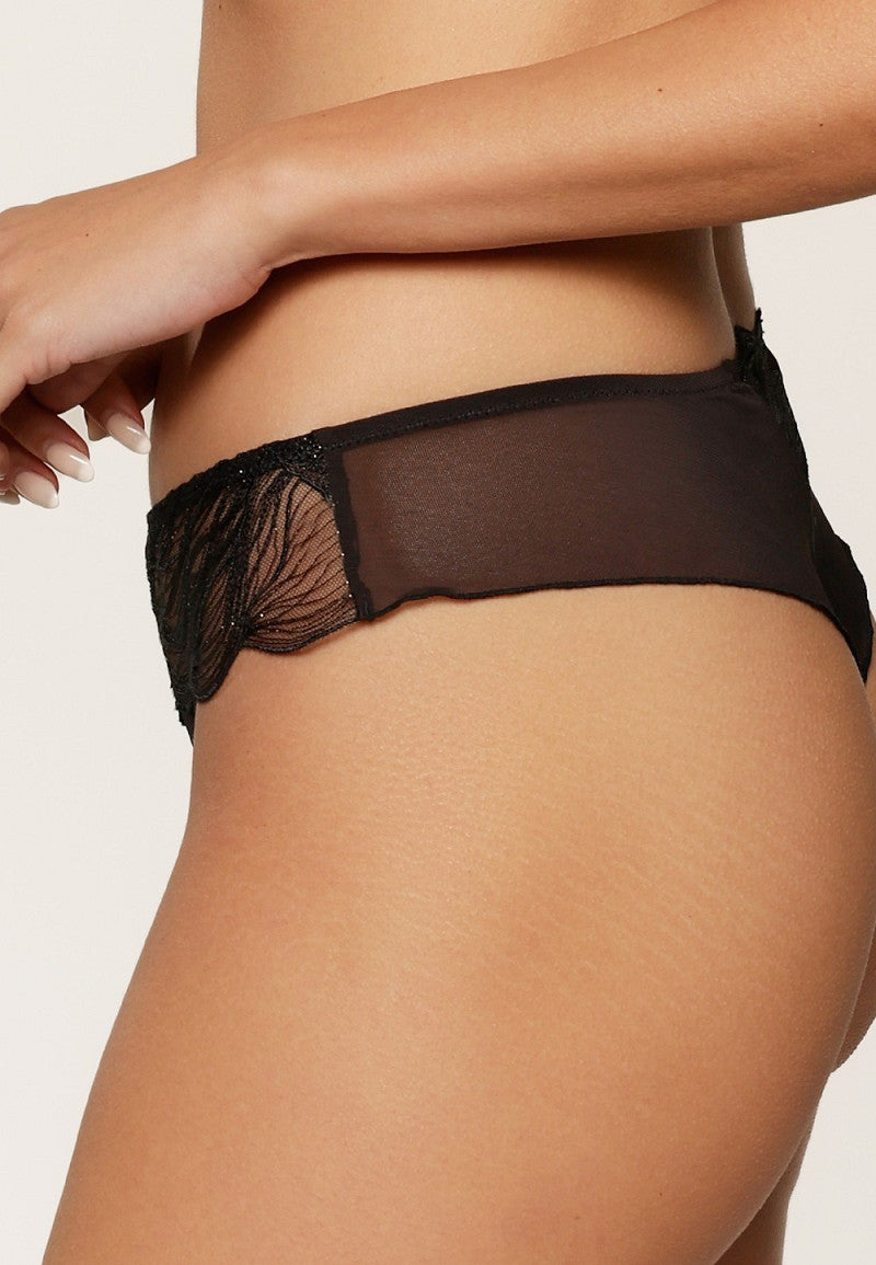 Golden Glamour String, Elegant, Glanzend & Verleidelijk