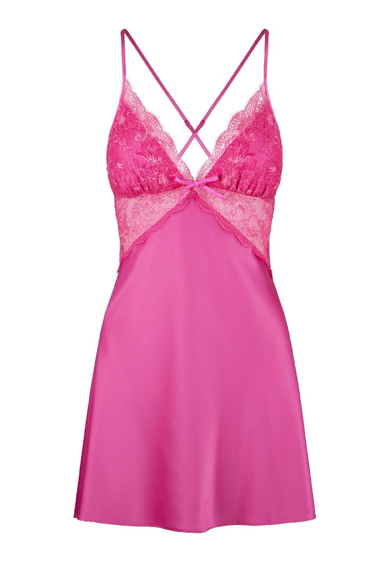 8006CH_232_01_lingadore_pink_sensation_roze_satijnen_chemise_missq