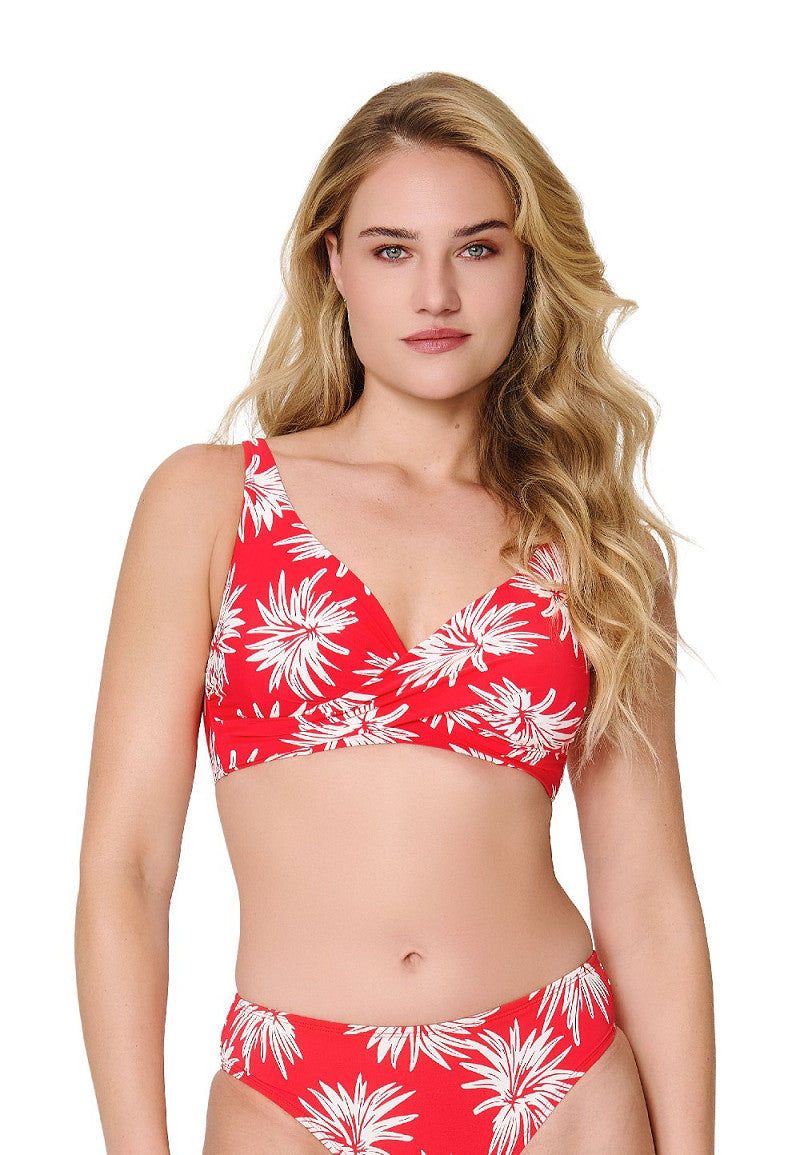 Fresh Flowers Bikini Top – Ondersteunende Beugel Bikini Top, Plus Size