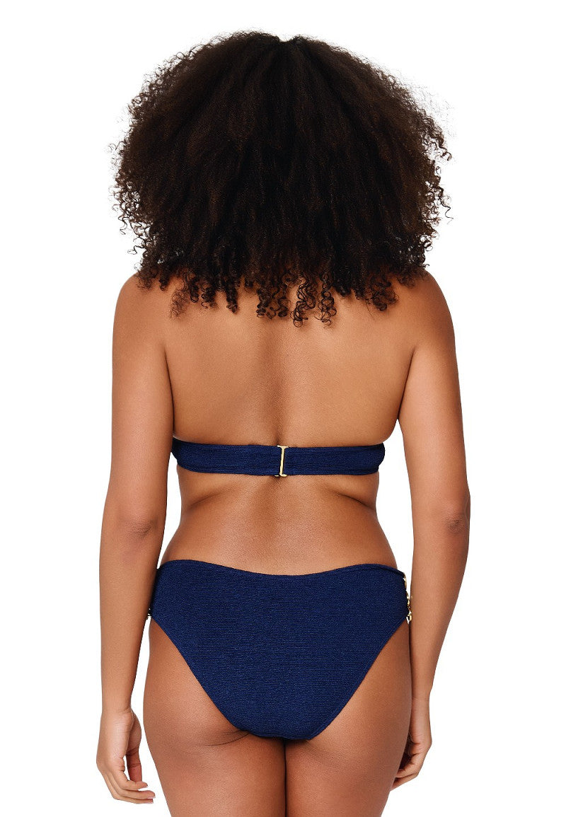 Golden Touch Triangel  Bikini Set in Gold Beige of Admiral Blue