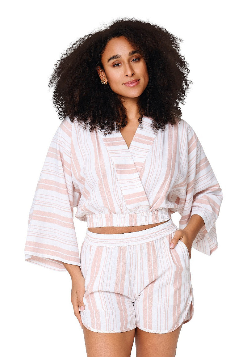 Summer Stripes Shortama Set