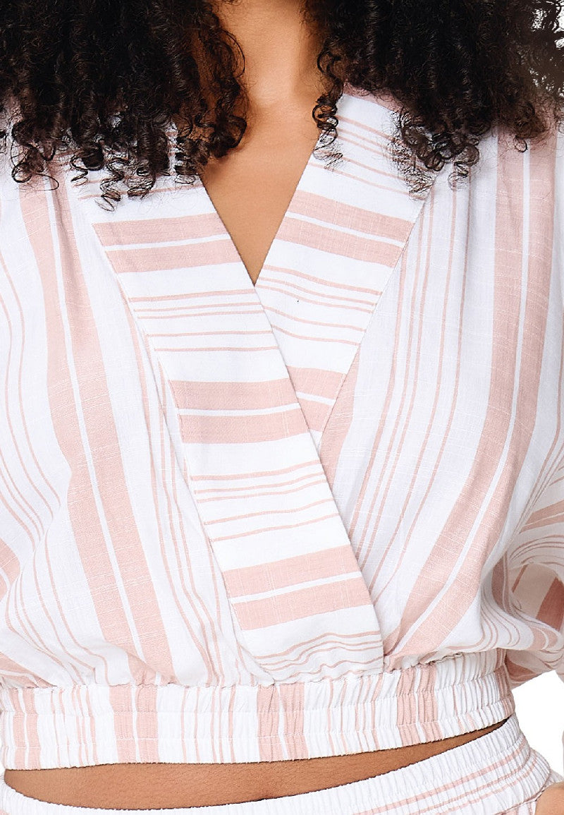 Summer Stripes Shortama Set