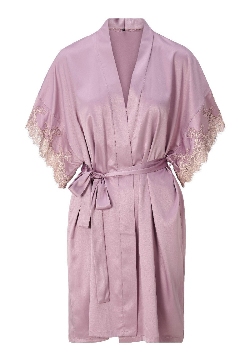 Tender Taupe - Kanten 2-Tone Kimono