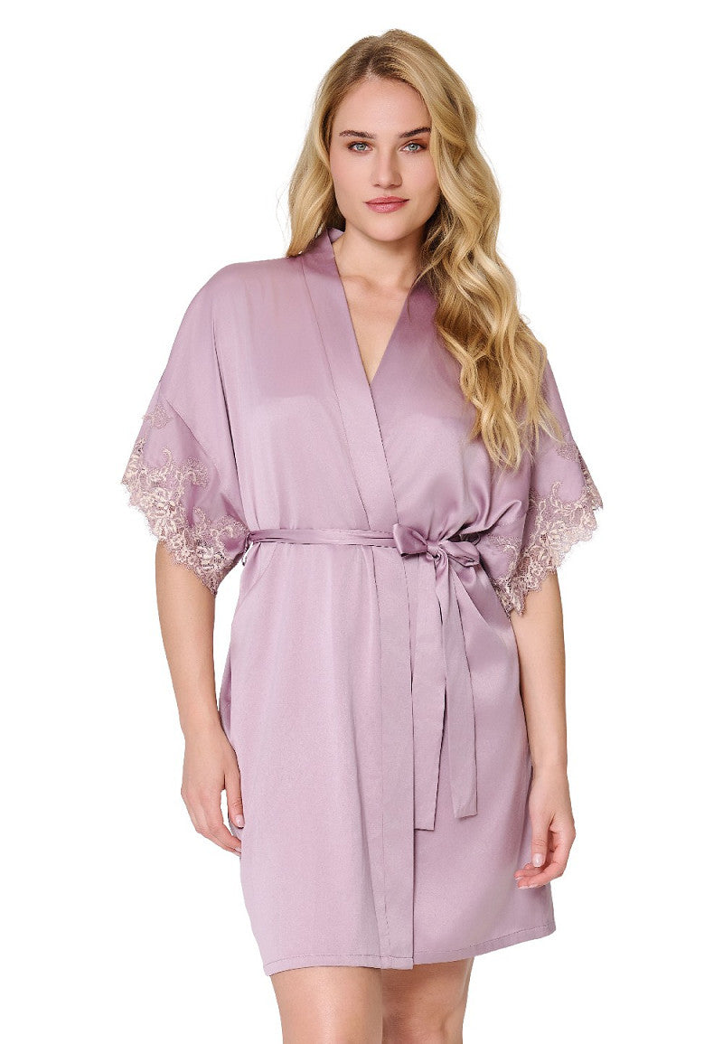 Tender Taupe - Kanten 2-Tone Kimono