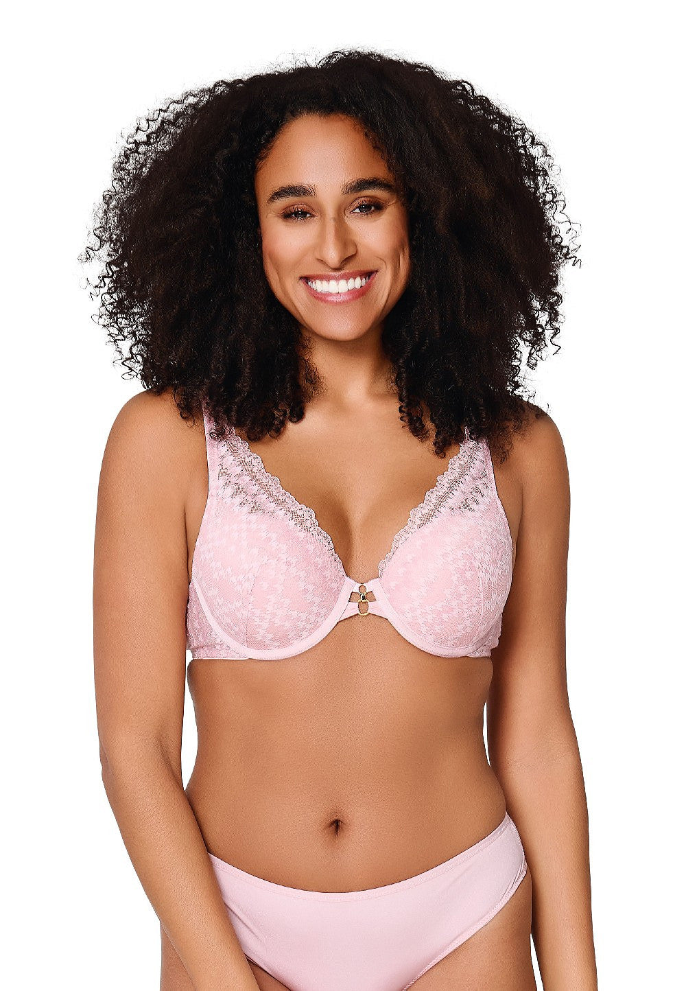 Powder Pink Triangel BH