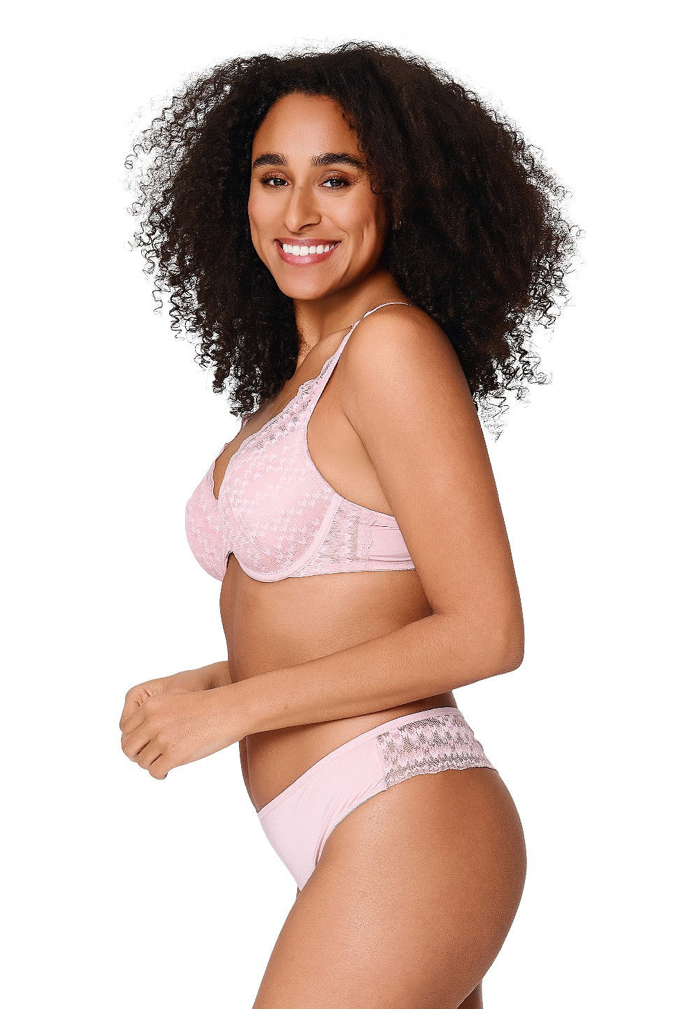 Powder Pink Triangel BH