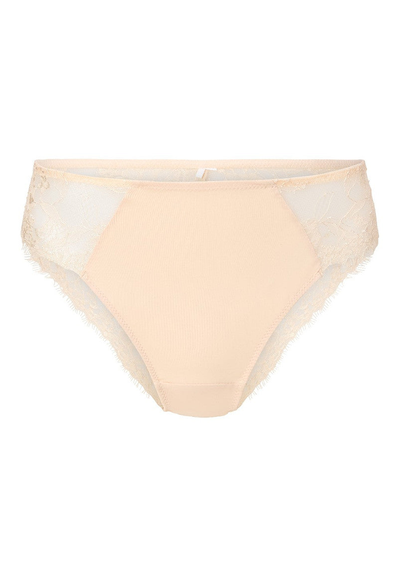 Beautiful Beige Slip – Elegante Slip met Kanten Achterkant