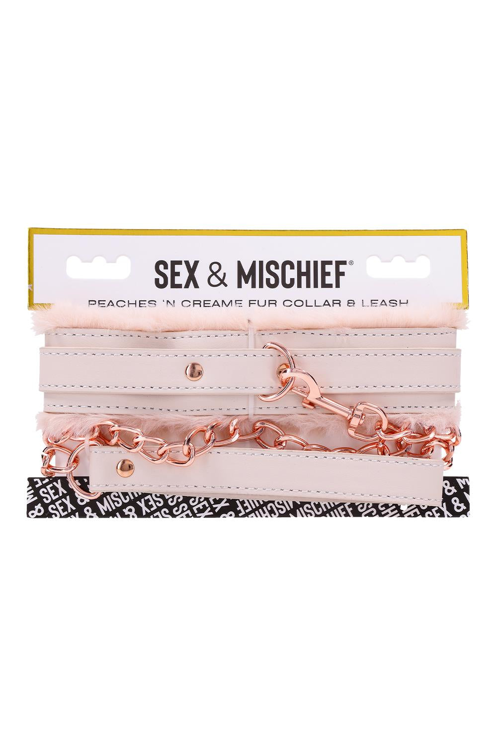 Sportsheets - Peaches 'n Cream - Bonten Collar & Leash