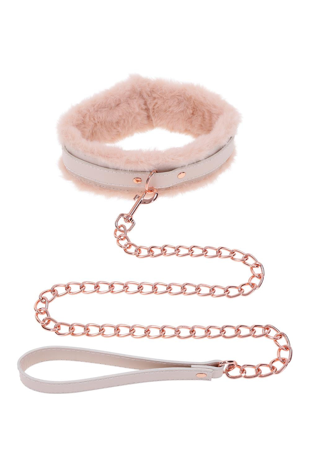 Sportsheets - Peaches 'n Cream - Bonten Collar & Leash