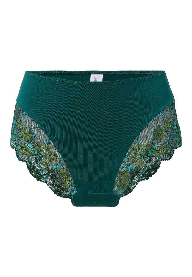 Pine Green Lace Taille Slip