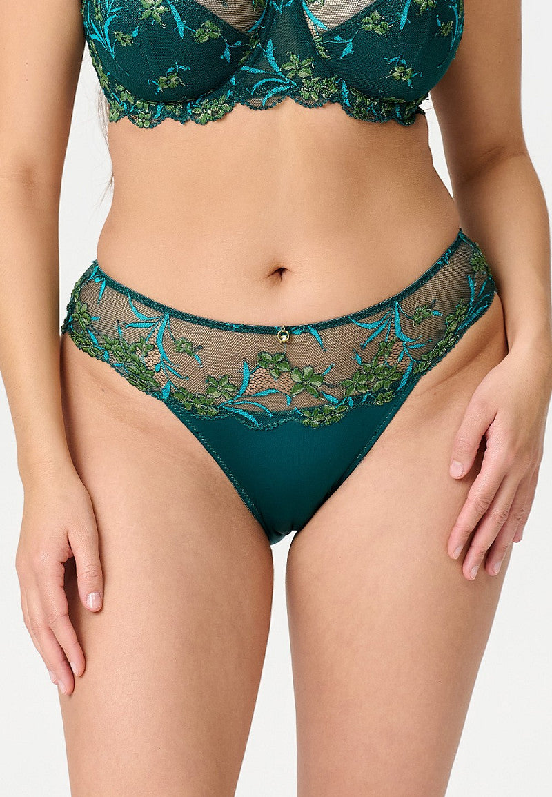 Pine Green La Slip