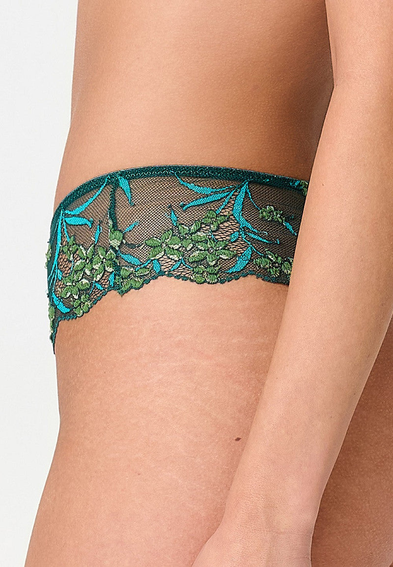 Pine Green Lace String