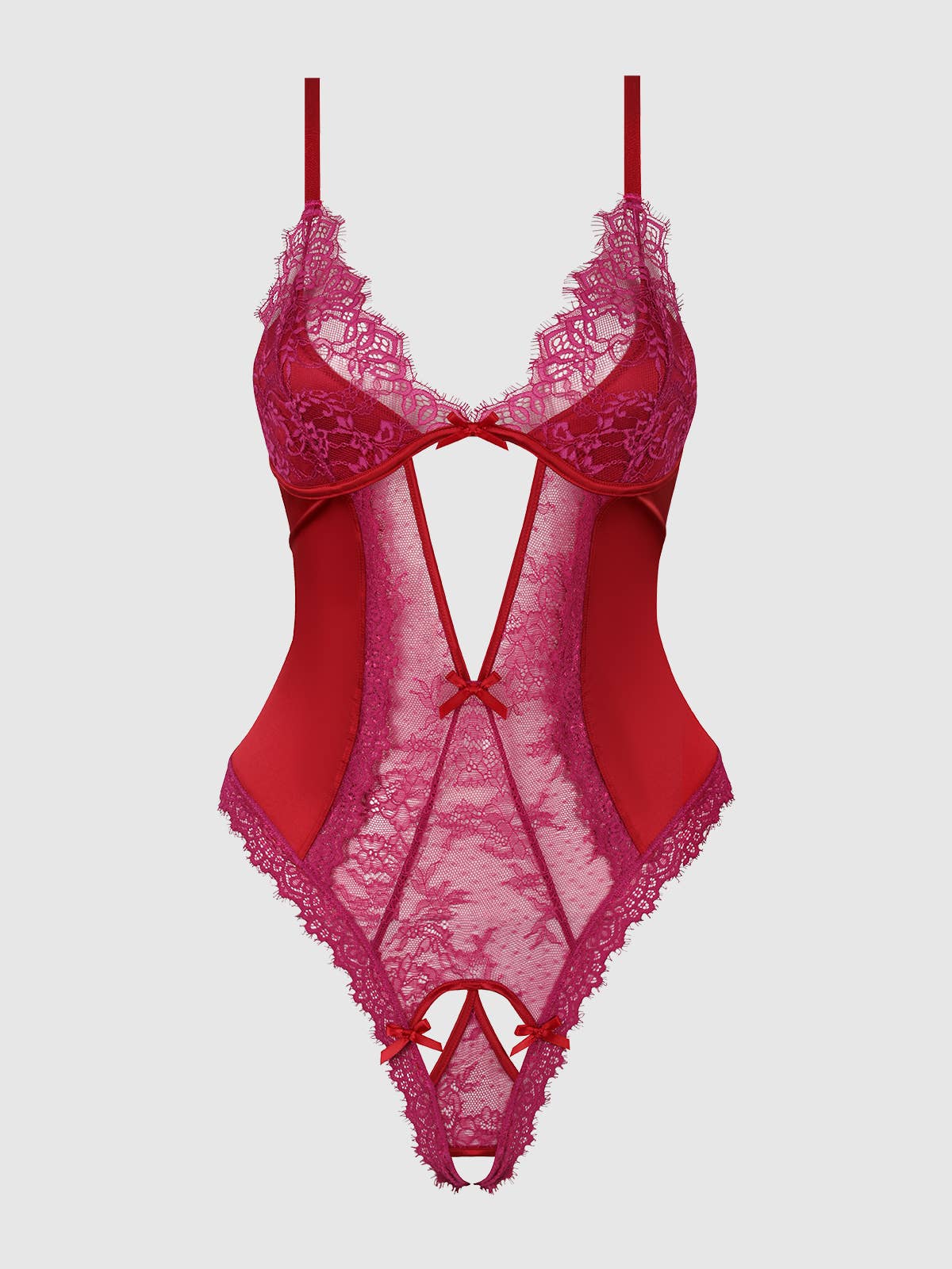 Jocelyn Luxe Satijnen & Kanten Kruisloze Body