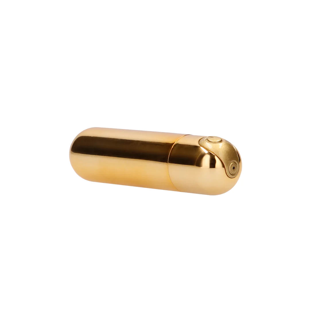 Gouden Mini Bullet Vibrator – Compact Design Met Krachtige Sensaties