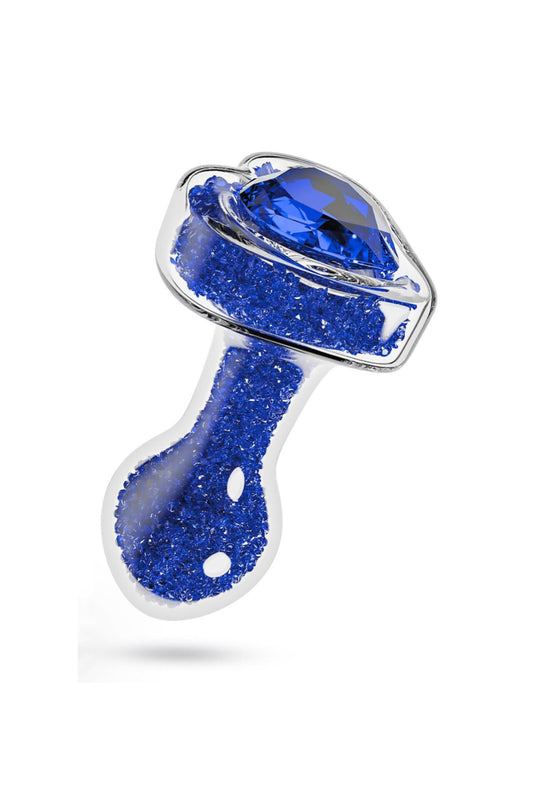 Blush_Oh_my_gem_blauwe_glazen_plug_stout_missq