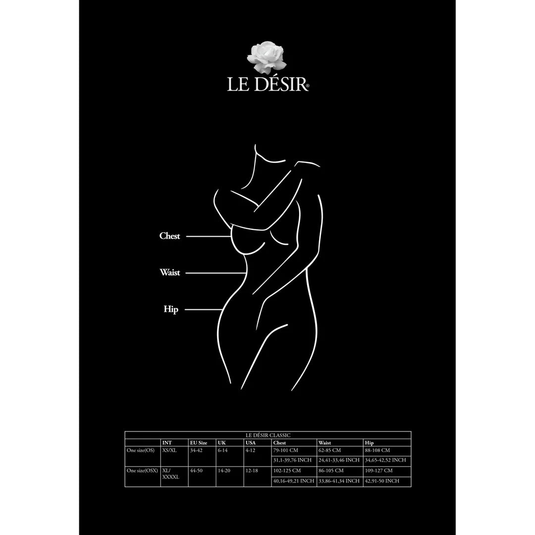 Kanten Bodystocking met Verleidelijke Details, inclusief Plus Size