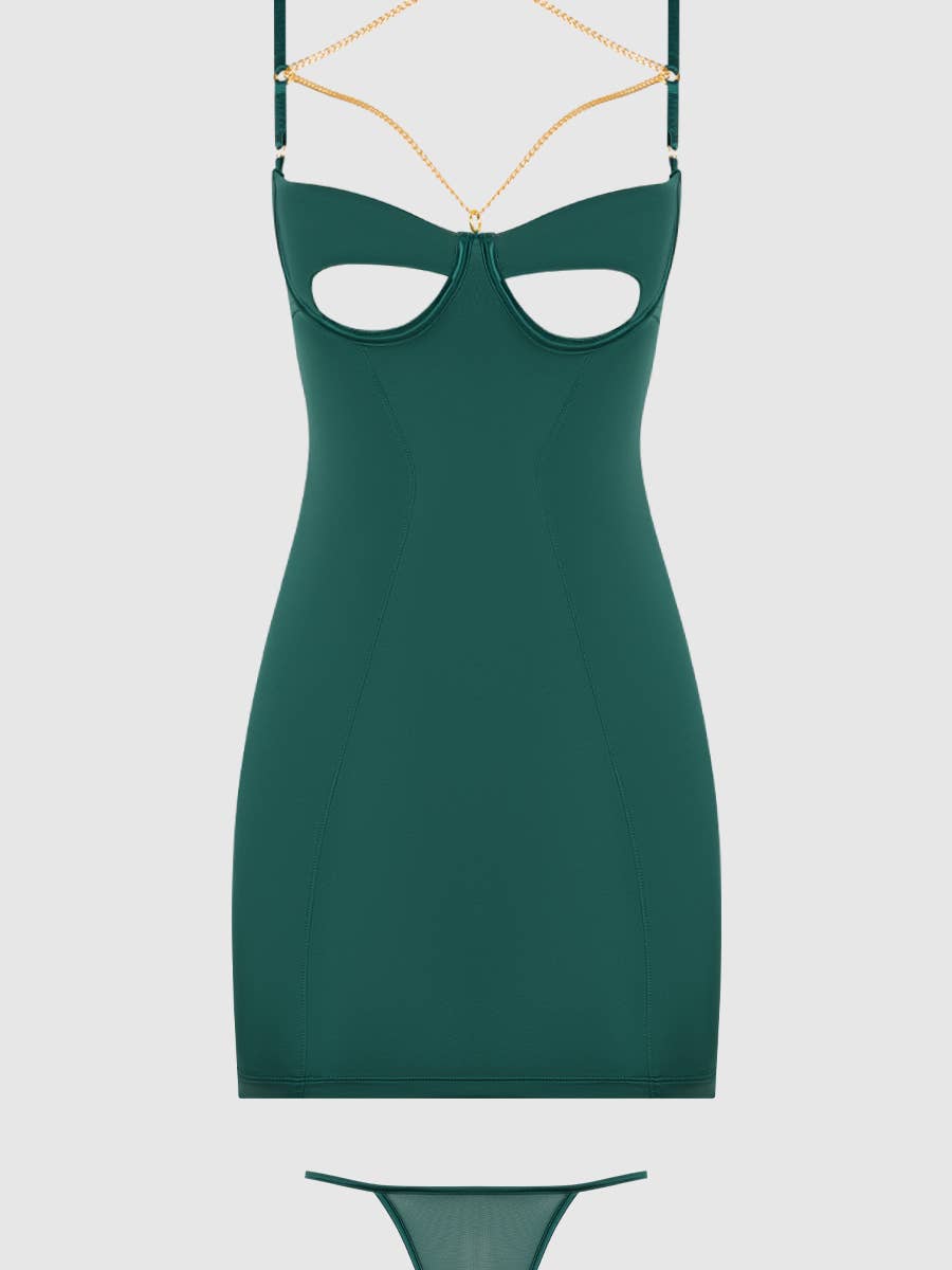 Evengeline_satijnen_chain_chemise_set_house_of_desire_emerald_missq
